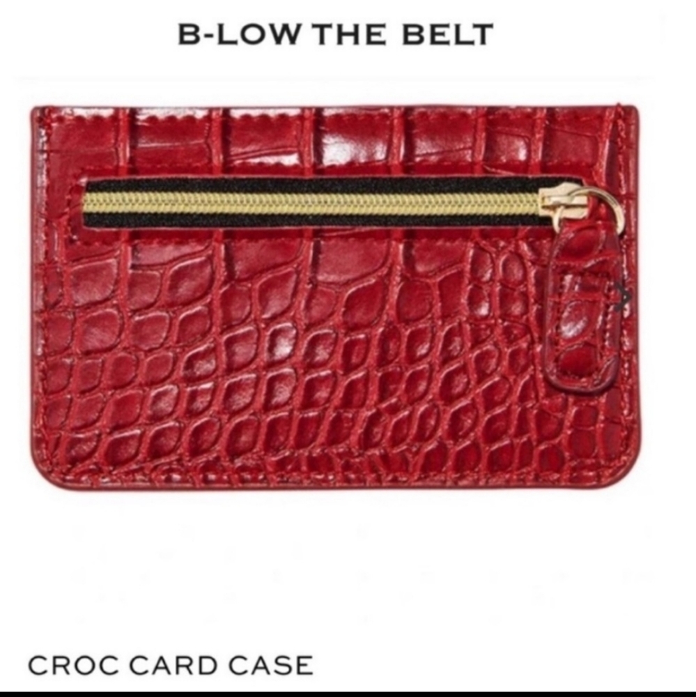 B-Low The Belt Croc Card Case